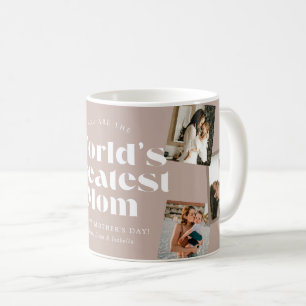 Staubrosa Weltbeste Mama 6 Foto-Collage Kaffeetasse