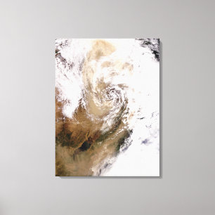 Staubsturm in der NordChina Leinwanddruck