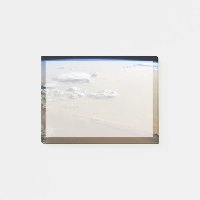 Staubsturm über die Sandmeere der Wüste Sahara. Post-it Klebezettel (Vorderseite)