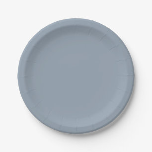 Staubtauben-Blaufarbe Pappteller