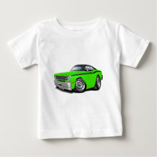 Staubtuch-Limon-Schwarzes Spitzenauto 1970-74 Baby T-shirt