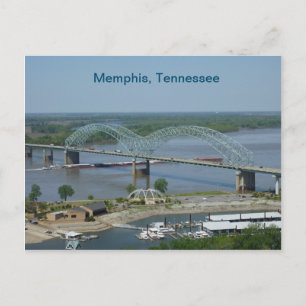 Staudamm am Mississippi Postkarte