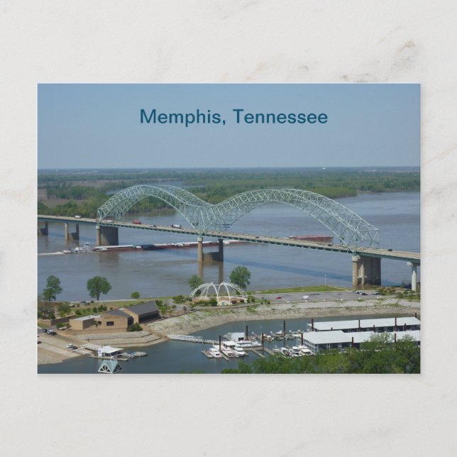 Staudamm am Mississippi Postkarte (Vorderseite)