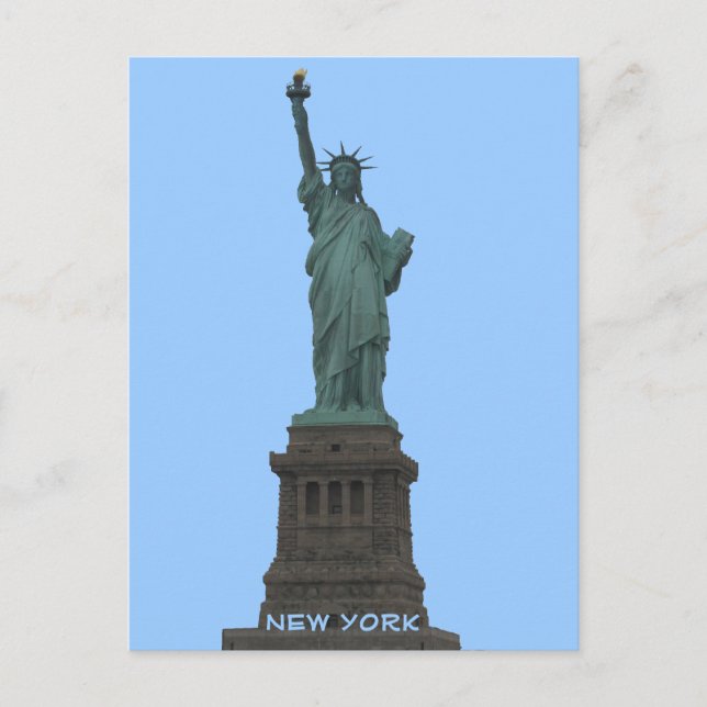 Staue von Liberty Postcard Custom New York Postcar Postkarte (Vorderseite)