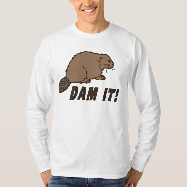 Stauen Sie es Biber T-Shirt (Vorderseite)