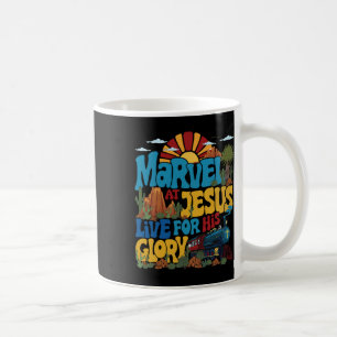 Staune über Jesus VBS 2025 Lebe für Jesu Herrlichk Kaffeetasse