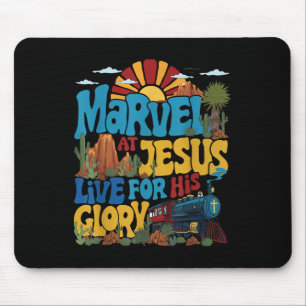Staune über Jesus Vbs 2025 Lebe für Jesuss Herrlic Mousepad