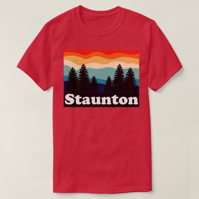 Staunton Colorado Retro T-Shirt (Design vorne)