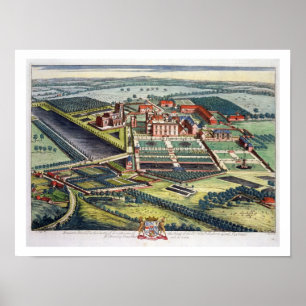 Staunton Harold in the county of Leicester engrave Poster