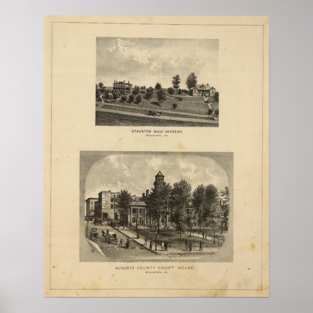 Staunton Male Academy Poster (Vorne)
