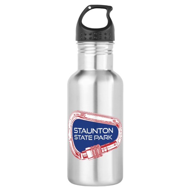 Staunton Staat Park Colorado Edelstahlflasche (Vorderseite)