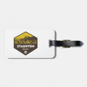 Staunton Staat Park Colorado Gepäckanhänger