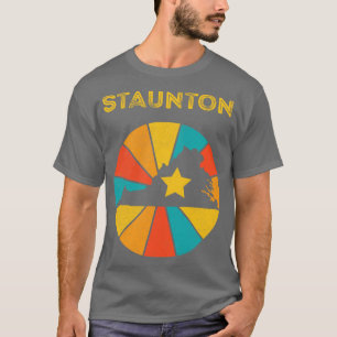 Staunton Virginia Vintag Distressed Souvenir 1 T-Shirt