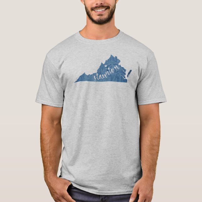 Staunton Virginia Wood Grain T-Shirt (Vorderseite)