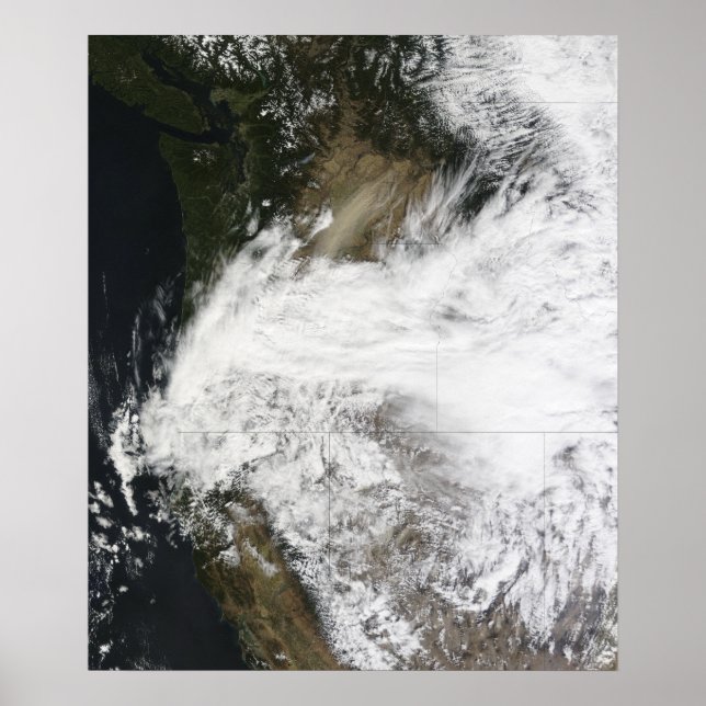 Stausturm im Osten Washingtons, USA Poster (Vorne)