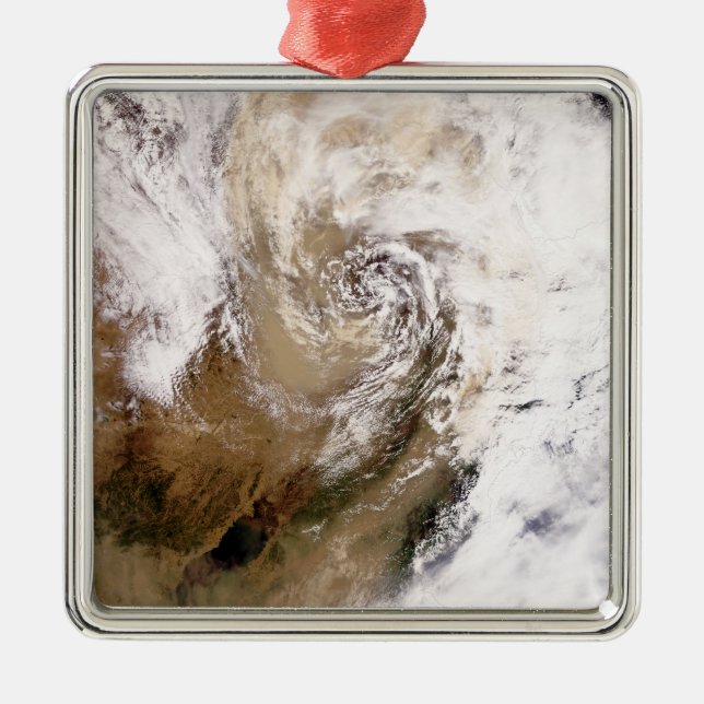 Stausturm in der nördlichen China Ornament Aus Metall (Vorne)