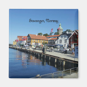 Stavanger, Norwegen, landschaftliches Foto Magnet