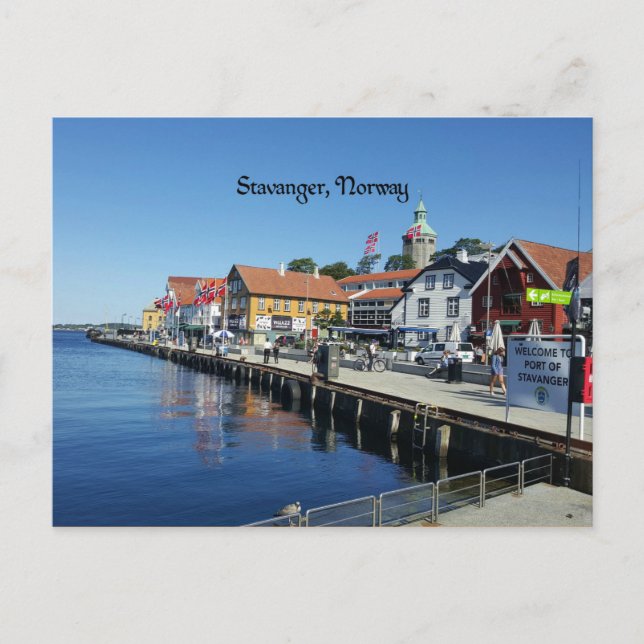 Stavanger, Norwegen Postkarte (Vorderseite)