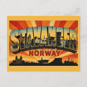 Stavanger Norwegen Preikestolen Postkarte