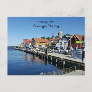Stavanger, Norwegische Postkarte