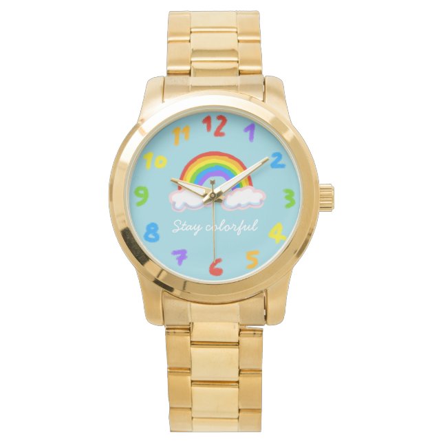 Stay colorful armbanduhr (Vorderseite)