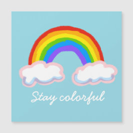 Stay colorful magnetkarte