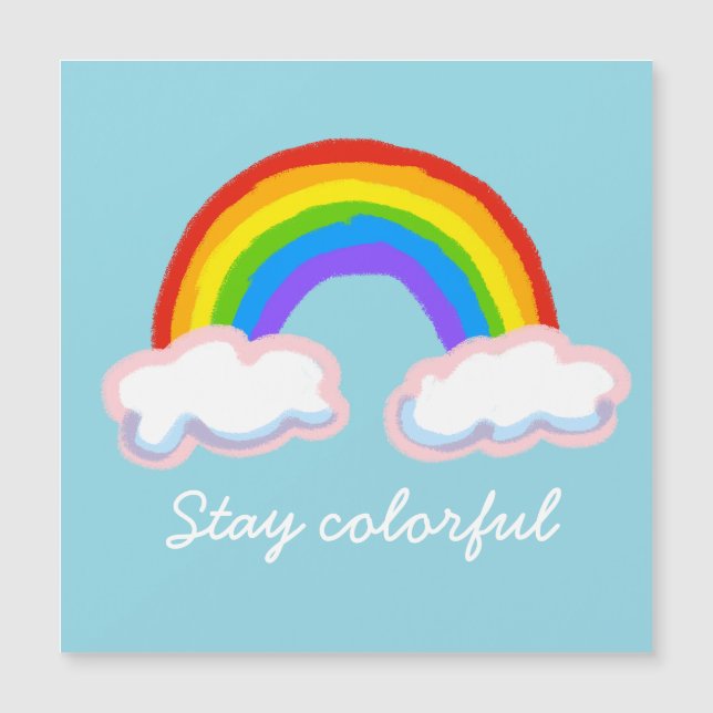 Stay colorful magnetkarte (Vorderseite)