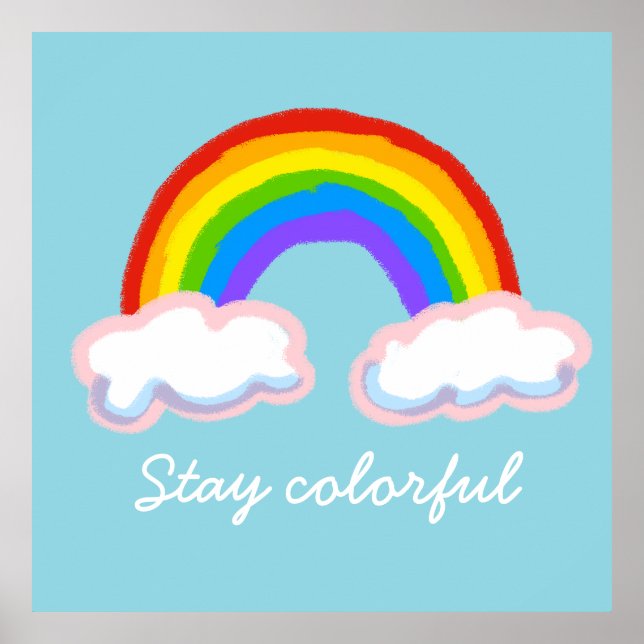 Stay colorful poster (Vorne)
