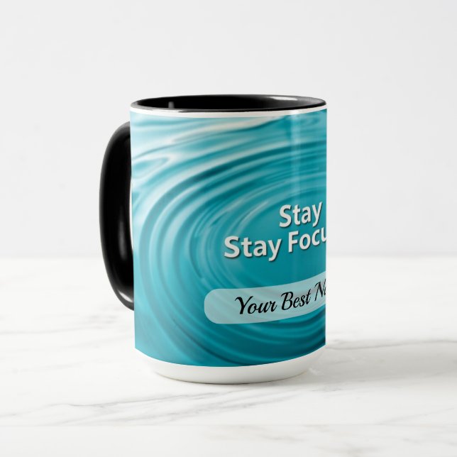 Stay Focused Circle Tasse (Vorderseite Links)