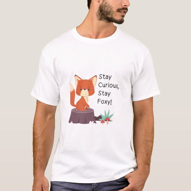 Stay Foxy Inspirational Men’s Fox Tee (Vorderseite)