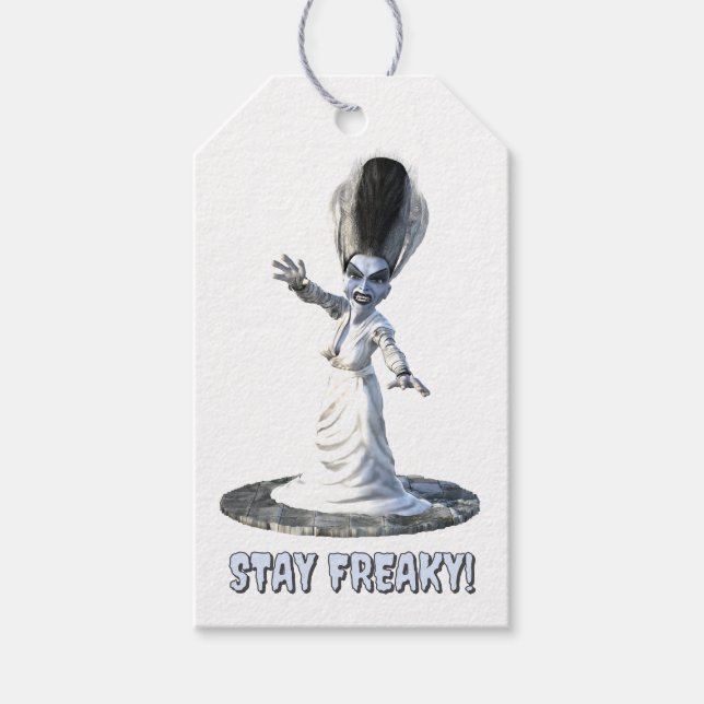 Stay Freaky! Bride of Frankenstein Geschenkanhänger (Vorderseite)