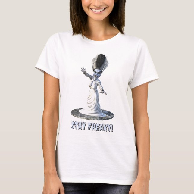Stay Freaky! Bride of Frankenstein T-Shirt (Vorderseite)