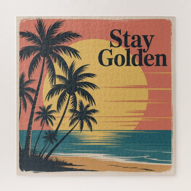 Stay Golden Puzzle (Vertikal)
