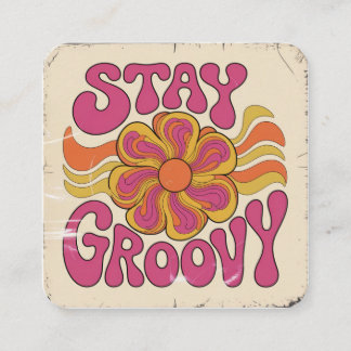 Stay Groovy Begleitkarte