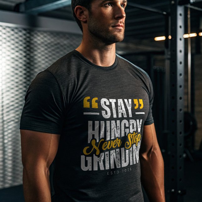 Stay Hungry Never Stop Grinding | Savage Alpha  Tri-Blend Shirt (Von Creator hochgeladen)