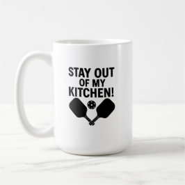 Stay Out of My Kitchen Premium Kaffeetasse