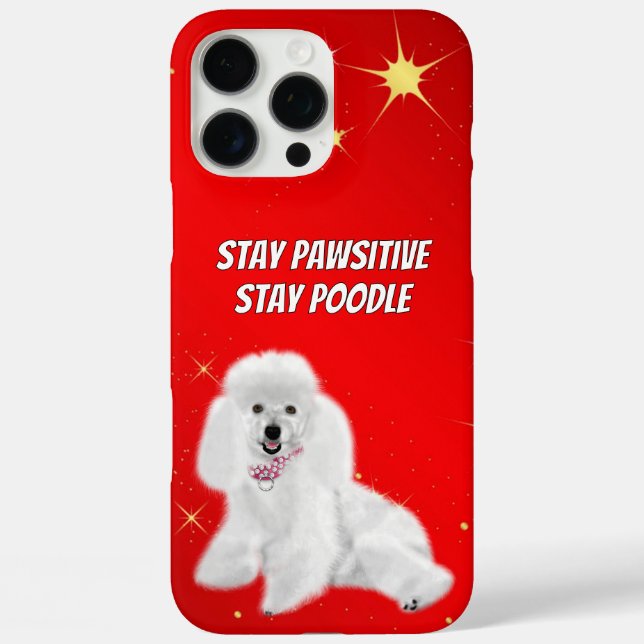 Stay Pawsitive Case-Mate iPhone Hülle (Rückseite)
