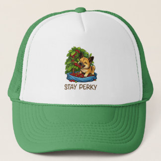 Stay Perky Motivational Trucker Hat Truckerkappe