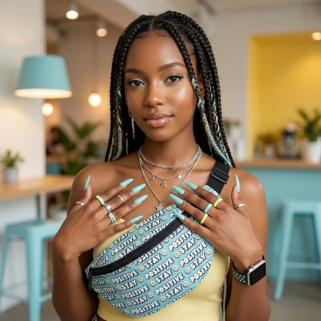 Stay Positive Bauchtasche (Von Creator hochgeladen)