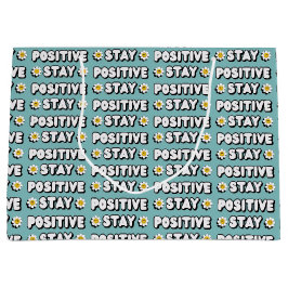 Stay Positive Große Geschenktüte
