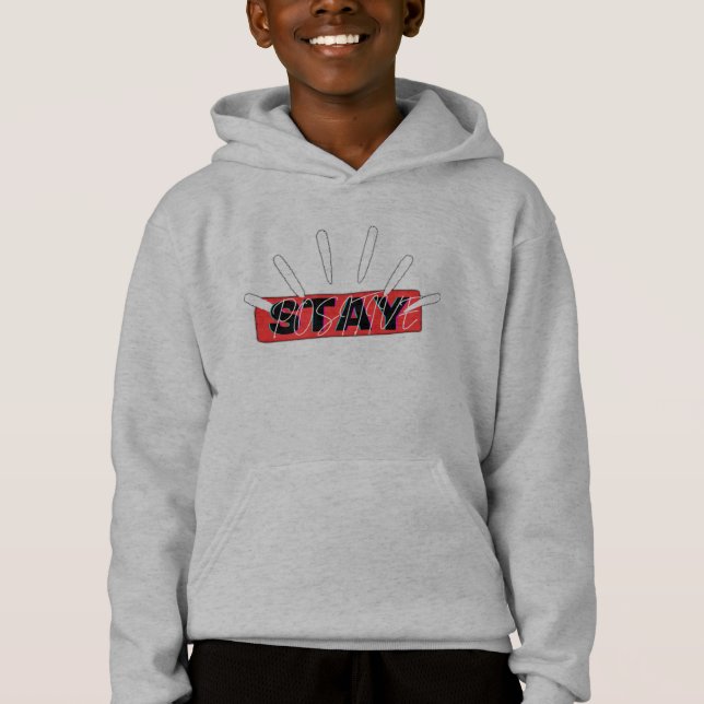 STAY POSITIVE HOODIE (Vorderseite)