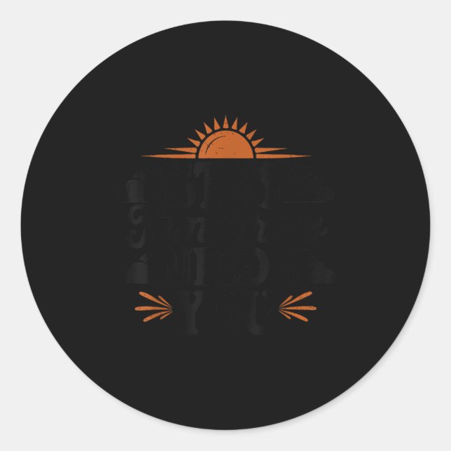 Stay Tomorrow Needs You, Suicide Awareness Mental  Runder Aufkleber (Vorderseite)