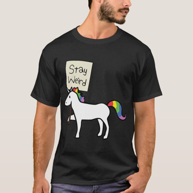 Stay Weird family T-Shirt (Vorderseite)