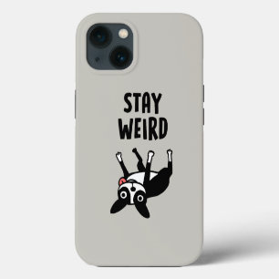 Stay Weird Funny Boston Terrier Dog iPhone 13 Hülle