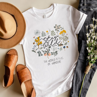 Stay Wild Botanisch  T-Shirt