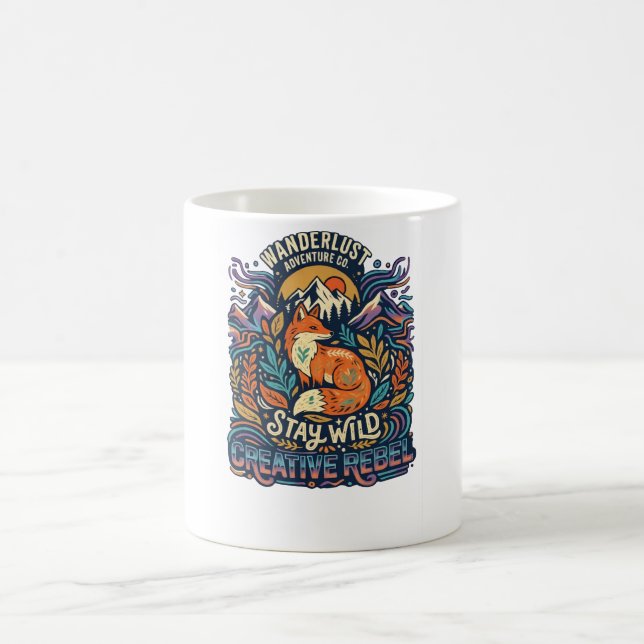 Stay Wild – Free Spirit for Adventurous Souls Kaffeetasse (Mittel)