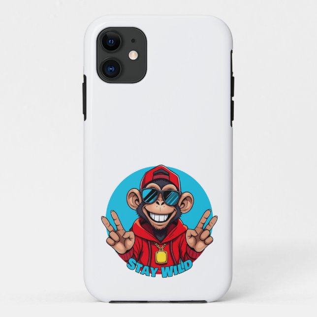 Stay Wild - Funny Streetwear Case-Mate iPhone Hülle (Rückseite)