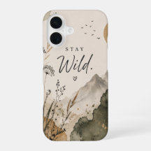Stay Wild iPhone Case | Minimalist Botanical Phone