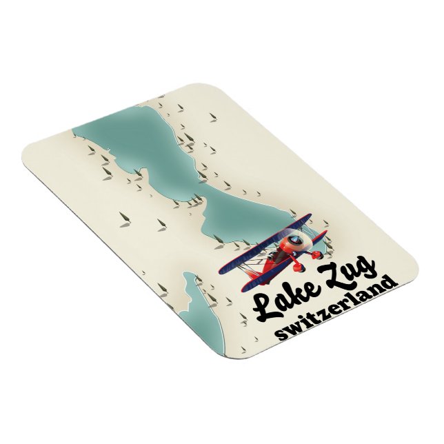 Staz - Schweiz Seeblick Magnet (Rechte Seite)