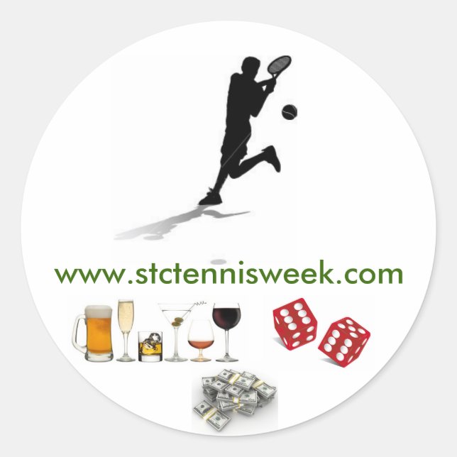 STC Tennis Week Stickers (Vorderseite)